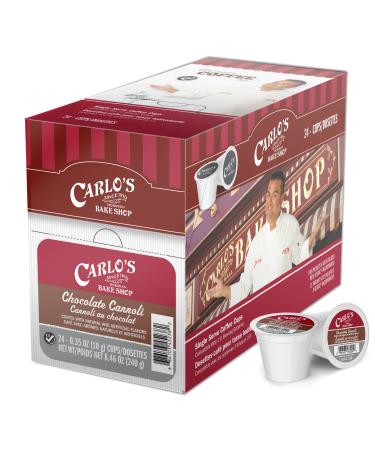 Cake Boss Coffee, Chocolate Cannoli, 24Count Chocolate Cannoli 24 Count (Pack of 1)
