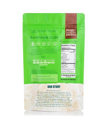 Premium Quality 8 oz Xanthan Gum Made in USA - Food Grade Thickener for Cooking, Baking, Soups & More - Non GMO, Gluten Free, Vegetarian, Kosher & Halal - Ideal for Keto Diet - Buy Online on GoSupps.com