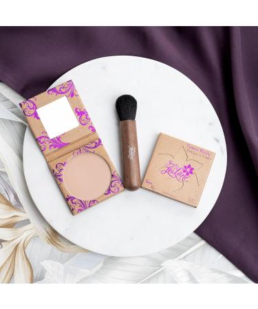 Sweet LeiLani Makeup Brushes | Flawless Blending for Liquid & Powder Cosmetics | Flat-Shaped Foundation Bronzer & Blush Applicator - Buy Online on GoSupps.com