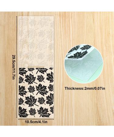 KINBOM Maple Leaf Style Embossing Folder - 5.8x4 Inch Plastic Template for Card Making, Scrapbook, and DIY Crafts - Buy Online on GoSupps.com