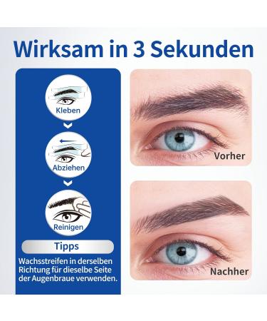  Beauty7 Beauty7 Pack of 24 cold wax strips for at-home hair removal for men for the receding hairline eyebrows sensitive skin - Buy Online on GoSupps.com