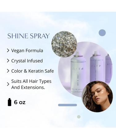 AIIR Shine Spray - 6 oz Hair Gloss & Smoothing Spray for Anti-Frizz | Finishing Shine Mist for Color Enhancement & Flyaway Control - Buy Online on GoSupps.com