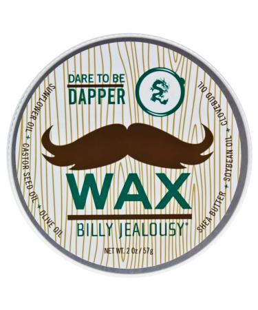 Billy Jealousy Bulletproof Strong Hold Styling Mustache Wax, 2 oz