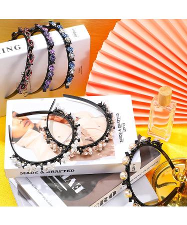 Double Bangs Hairstyle Hairpin Headband - 6 Piece Set - Korean Braided Headbands for Women and Girls - Classic Style - Buy Online on GoSupps.com