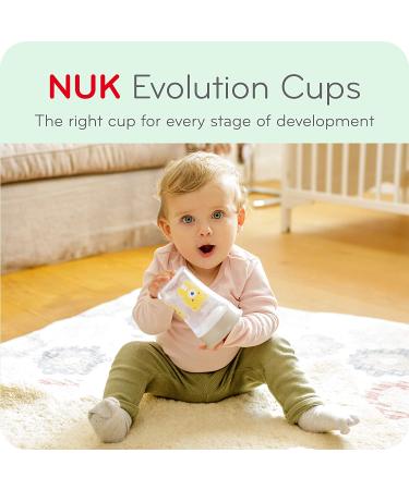 NUK Evolution 360 Cup Blue - 8 oz (240 ml) for 8+ Months | Durable & Spill-Proof - Buy Online on GoSupps.com