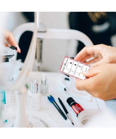 Aftercare Lash Extensions Card 50 Pack - 3.5x2 Inch Eyelash Extension Care Instruction Cards | Salon Business Supplies - Buy Online on GoSupps.com