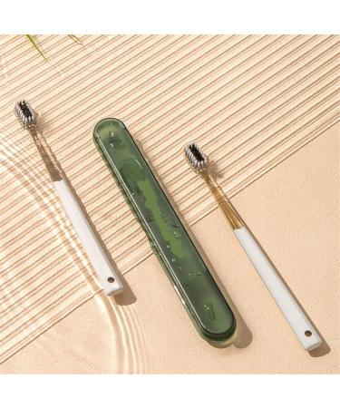Travel Toothbrush Holder | Drain Box for Home & Trip | Protective Sleeve - Green - Buy Online on GoSupps.com