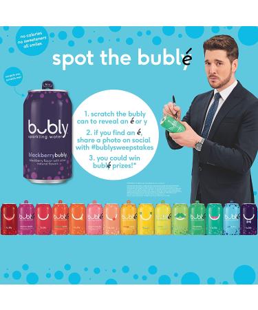 Bubly Sparkling Water 15 Flavor Sampler - 12 fl oz Cans (18 Pack) - Blue - Buy Online on GoSupps.com