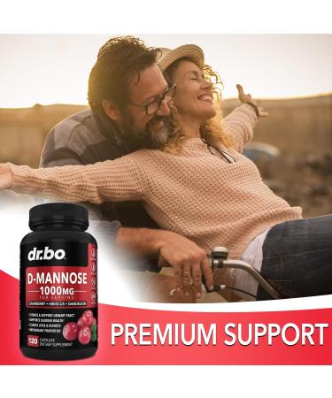 Kidney Cleanse & D Mannose Supplements - Kidney Detox Support Supplement D-Mannose 500mg 1000mg Capsules - DMannose & Natural Cranberry to Support Kidneys Bladder & Urinary Tract Health Supplements - Buy Online on GoSupps.com