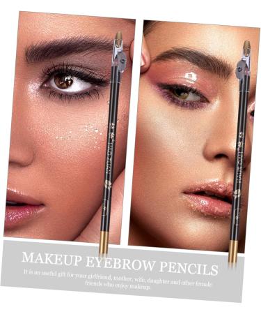 MUSISALY 8pcs Eyebrow Pen Wooden Eyeliner Pencil Eyebrow Pen Pencil 1 count (Pack of 1) Black - Buy Online on GoSupps.com