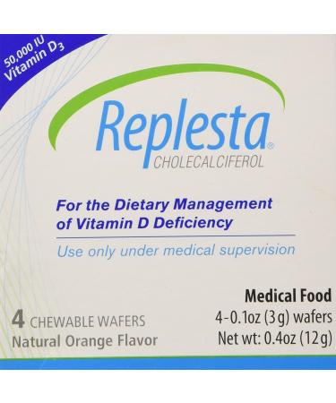 EVERIDIS HEALTH SCIENCES Replesta Tabs Chewable Wafers 2 Pack 4 Count.
