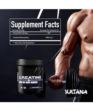 100% Pure Micronized Creatine Monohydrate Powder Unflavored - 60 Servings (300g) - Boost Performance & Recovery - International Shipping - Buy Online on GoSupps.com