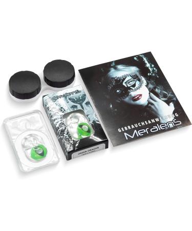 Buy Green Dragon Colored Cat Contact Lenses - Fun Carnival & Halloween 2023 - Free Lens Tank -1.50 Diopters - Buy Online on GoSupps.com