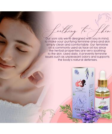 Yoni Oil - Feminine Oil (1 oz) | Odor Elimination Menstrual Support pH Balance Itching Relief | Herbal Blend with Lavender Clove & Magnolia - Buy Online on GoSupps.com