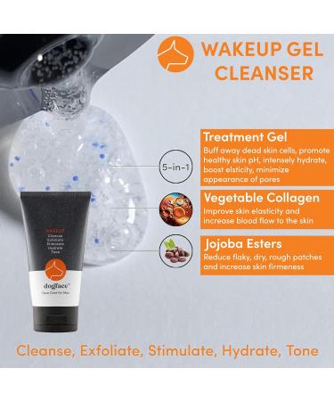 Dogface Men's Skincare Set | Technobrush Electric Facial Brush Hydrating Gel Wash Retinol Serum & Eye Cream - International Shipping Available - Buy Online on GoSupps.com