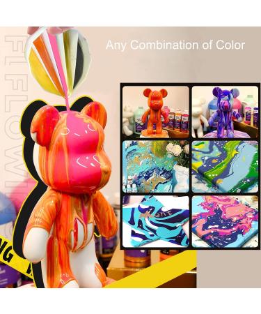 Cotsdan 4 Silicone Split Cup for Acrylic Paint Resin Pouring - Reusable DIY Jewelry Making Tool - Buy Online on GoSupps.com