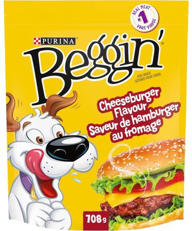 Beggin' Strips Dog Treats Cheeseburger Flavour | Cheese Flavour Dog Snacks (708 g Each) - Buy Online on GoSupps.com