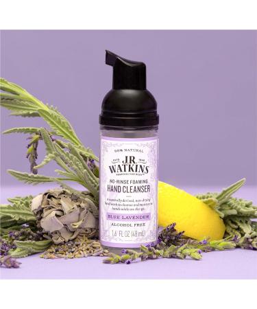 J.R. Watkins Blue Lavender Foaming Hand Cleanser 1.6 fl. Oz. 6 Pack - Buy Online on GoSupps.com