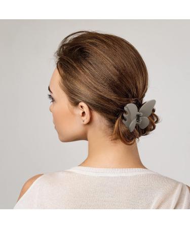 Old Compluser Butterfly Hair Clips - 6 Slip-Resistant Matte Claw Clips for Women & Girls (4 Big + 2 Small) Perfect for Thick Hair - Buy Online on GoSupps.com