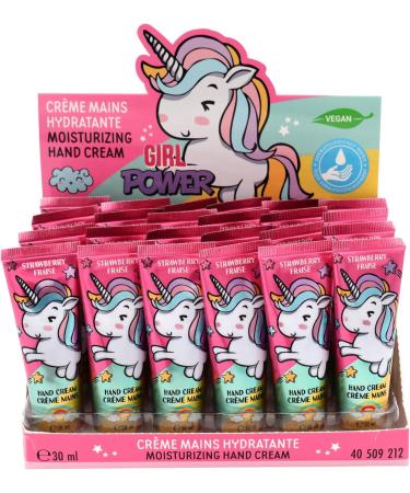 Unicorn Strawberry Hand Cream - for children and adults - fast absorbing moisturising hand care nourishing hand cream lasting moisture. - Buy Online on GoSupps.com