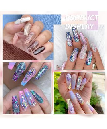 Nail Tips and Glue Kit: Venares 500Pcs Oval False Nails with 10 Sizes, French Tips, Nail Files, Buffer Blocks, Brush, Clipper - Natural Falses with Glue Gel - Buy Online on GoSupps.com