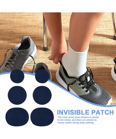 Shoe Hole Repair Patch - Self-Adhesive Shoe Heel Repair | Sneaker Hole Repair Patch | Shoe Hole Prevention Patch For Most Types Of Shoes | Shoe Hole Repair For Sneaker Leather Shoes High Heels Dark Blue - Buy Online on GoSupps.com
