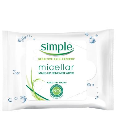 SIMPLE FACE Simple Kind To Skin Facial Care Micellar, white, 25 Count (Pack of 4)
