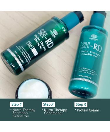 SH-RD Nutra-Therapy Shampoo | Repair for Dry Damaged Color-Treated Hair | Sulfate-Free Treatment for Frizz & Split Ends - 8.45oz/250ml - Buy Online on GoSupps.com