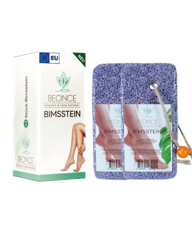 Pumice stone foot care callus remover 2 pieces of pumice stone for removing calluses and hard skin. PURPLE