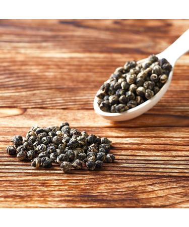 Tealyra - Imperial Jasmine Dragon Pearls - Loose Leaf Green Tea - Jasmine Green Tea with Pleasant Aroma and Tonic Effect - Best Chinese Green Tea - 100g (3.5-ounce) 100 g (Pack of 1) - Buy Online on GoSupps.com
