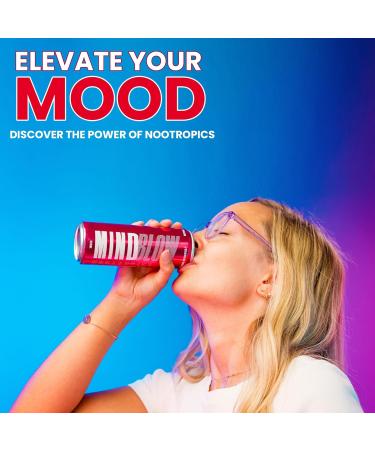 Mind Blow Lite Energy Drink Pack of 24 355ml Cans Pink Lemonade Nootropics Drink for Energy Focus and Happiness for Students Entrepreneurs Hard Workers & Gamers. - Buy Online on GoSupps.com