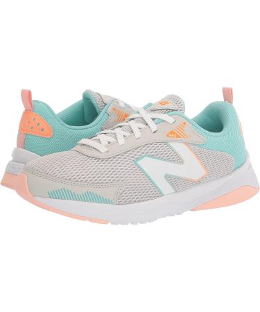 New Balance Kid's DynaSoft 545 V1 Lace-Up Running Shoe Big Kid - Size 5, Summer Fog/Surf/Peach Glaze - Buy Online on GoSupps.com