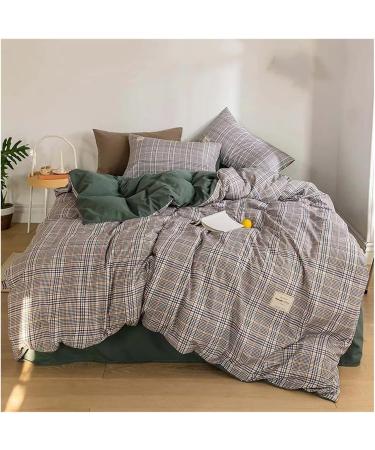 Bedding Sets Double Sided Duvet Cover Pillowcase Sheet Soft Comfort Double Duvet Cover Set Soft (C 4pcs 150x200cm) - Buy Online on GoSupps.com