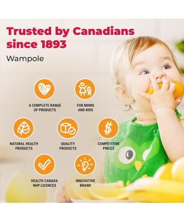 Wampole Adorable Vitamin D drops 400 IU Helps Develop & Maintain Strong Bones 3.4 ml (120 doses) - Buy Online on GoSupps.com