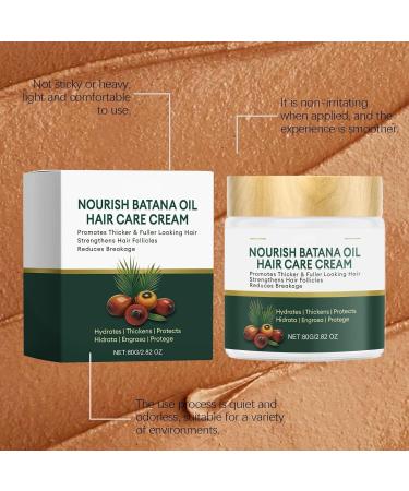  G n rique Batana Oil Hair Care Cream Promotes Thicker Fuller Hair Strengthens Hair Follicles Reduces Breakage Moisturizes and Protects 80g - Buy Online on GoSupps.com