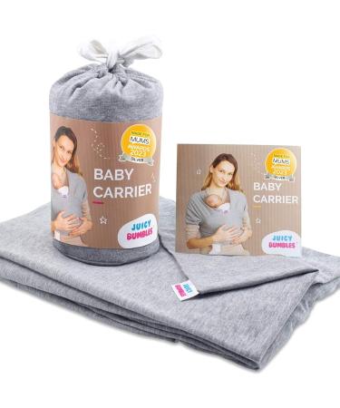 Baby Sling and Wrap Carrier for Newborn to 35 lbs Infants | 3 Carrying Positions | Dark Grey - Buy Online on GoSupps.com