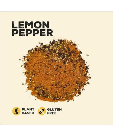 Nature Kitchen Lemon Pepper (Mild) 600g Large Bag - Gluten-Free & Vegan Seasoning Blend for Everyday Cooking - Marinades, Sauces, Frying, Baking, Grilling - Buy Online on GoSupps.com