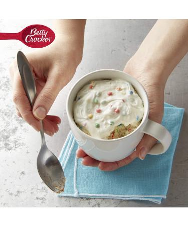 Betty Crocker Mug Treats Rainbow Chip Cake Mix & Frosting 4 Servings 13.9 oz (Pack of 6) - Buy Online on GoSupps.com