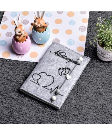Buy Tanker Street Mother Pass Cover | Felt Pregnancy Diary Bag with Ultrasound Image & Document Organizer - Buy Online on GoSupps.com