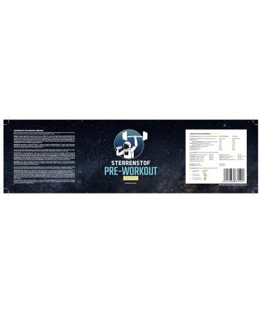 Sterrenstof Pre Workout Booster - Pineapple Flavor | High-Dose Energy with Caffeine Beta Alanine & Amino Acids | 30 Portions for Ultimate Workout Boost - Buy Online on GoSupps.com