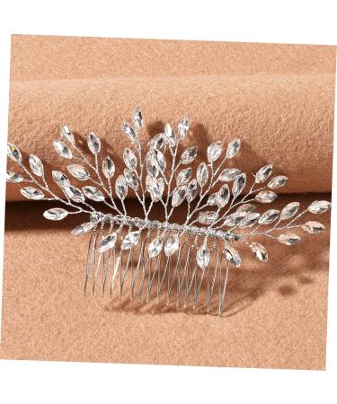 Didiseaon Hair Comb Hair Clips for Women Leaves Headpiece Wedding Headpiece for Bride Wedding Hairpin Rhinestone Headpiece Slide Combs Miss Rhinestones Pearl Rhinestone Hair - Buy Online on GoSupps.com