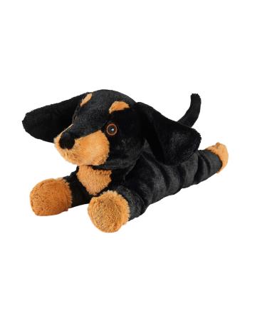 Warmies Fully Heatable Cuddly Toy Scented with French Lavender -Dachshund Medium (CP-DAC-1) Black