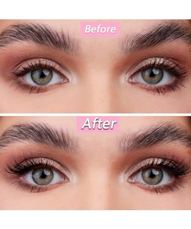 Heracks 3D Curly Half Cat-Eye Lashes 10 Pairs - Natural Look Wispy Fluffy Faux Mink Reusable Soft DIY Cluster Lashes Pack - 15mm Short 3/4 Corner Lashes (06) - Buy Online on GoSupps.com