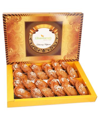 Ghasitaram Gifts Holi Sweets Holi Gifts Holi Hamper Holi Sweets Gujiya Box (800 GMS)