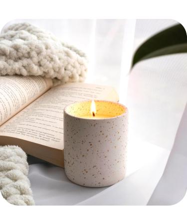Calmcandle Soy Wax Fragrance Candle | Luxury Ceramic | 100% Natural | 230g | 60h Burn Time | Artistic Gift Box - Stellar Glow - Buy Online on GoSupps.com