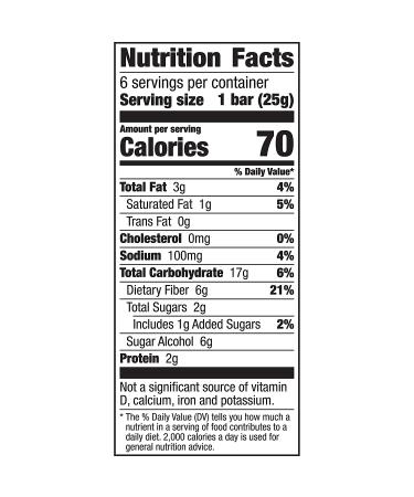 Fiber One Soft-Baked Cinnamon Coffee Cake Bars - 6 Pack | 0.89 oz Each | Healthy Snack - Buy Online on GoSupps.com