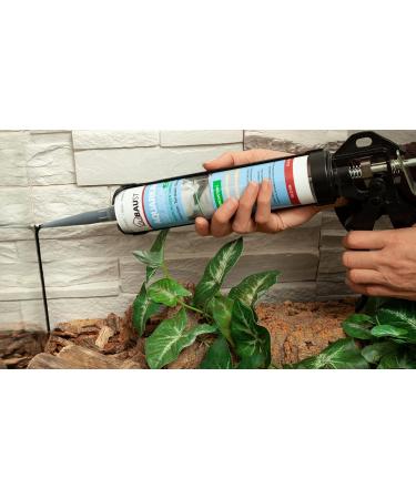 Dubaust Saq24 Aquarium Silicone 310ml - Best Black Adhesive for Freshwater & Saltwater Aquariums | Perfect for Terrarium Glass Constructions - Buy Online on GoSupps.com