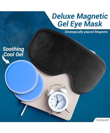 Medipaq Deluxe Magnetic Gel Eye Mask - Hot or Cold Relief for Swelling, Dark Circles, and Migraines - Cooling Eye Mask for Hayfever and Headache Relief - Buy Online on GoSupps.com