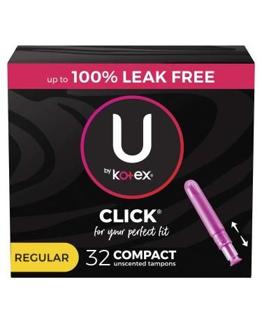 U By Kotex Tampons 32 Count 36 Count (Pack of 1) - Buy Online on GoSupps.com