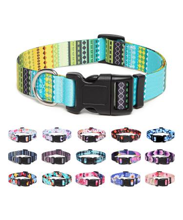 Suredoo dog collar adjustable soft & comfort nylon dog collar for small medium large dog puppies (s yellow) s (neck circumference 25-40 cm width 1.5 cm) yellow - Buy Online on GoSupps.com